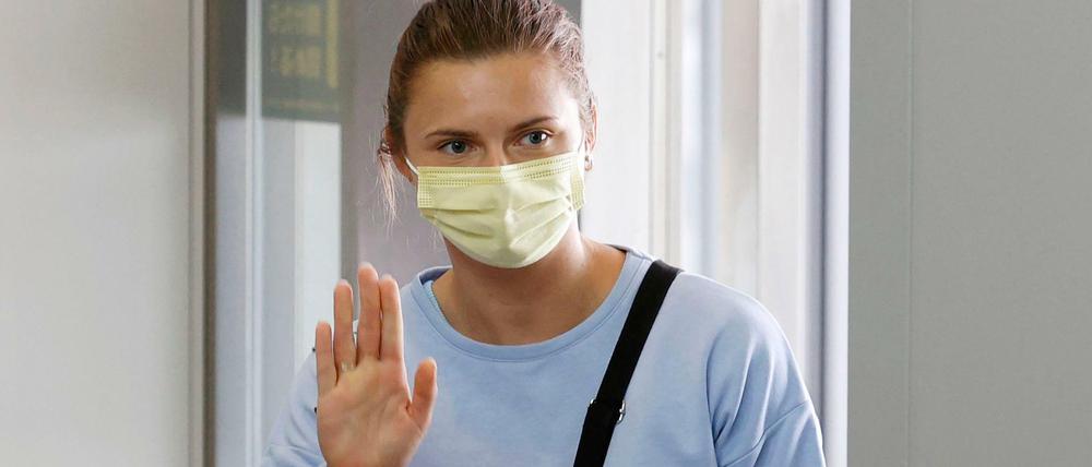 Über Wien nach Warschau: Olympia-Sprinterin Kristina Timanowskaja kehrt nicht nach Belarus zurück.