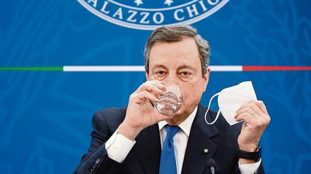 Wiederaufbau. Premier Draghi hat Reformen versprochen.
