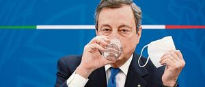Wiederaufbau. Premier Draghi hat Reformen versprochen.
