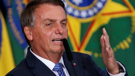 Steht in der Kritik: Brasiliens Präsident Jair Bolsonaro.