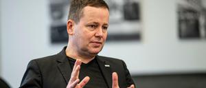 Klaus Lederer, Kultursenator in Berlin und Spitzenkandidaten der Linken für die Abgeordnetenhaus-Wahl.