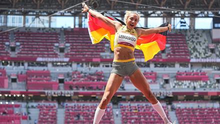 Malaika Mihambo freut sich über Gold im Weitsprung und dass Olympia doch noch stattfindet – die ARD, ZDF und Eurosport tun es ihr gleich.