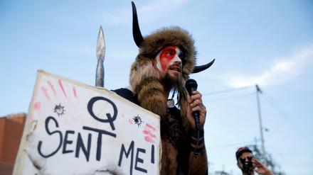 QAnon-Anhänger in den USA. 