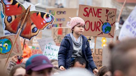 "Fridays for Future"-Demonstration in Berlin.
