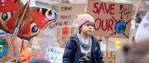 "Fridays for Future"-Demonstration in Berlin.