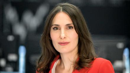 Wenn Anja Kohl ins ARD-Bild kommt, ist die Börsenberichterstattung nicht fern.
