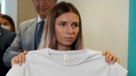 Kristina Timanowskaja hat ein humanitäres Visum erhalten.