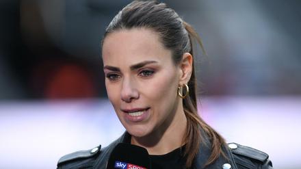 Esther Sedlaczek (im Bild) ist neben Jessy Wellmer die zweite "Sportschau"-Moderatorin.