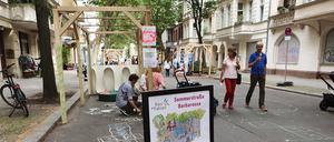 Spielen statt Parken ist das Motto der „Sommerstraße“.