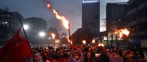 Seit Monaten kommt es in Myanmar immer wieder zu Protesten gegen das Militärregime.