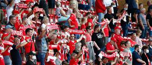 Beim 1. FC Union sind am Samstag 11.006 Zuschauer im Stadion an der alten Försterei zugelassen.