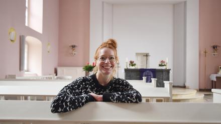Halbe Stelle, volle Kraft. Rebecca Cyranek ist seit August Pfarrerin in Alt-Schöneberg.