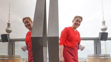 Huch, da ist sie ja schon wieder: Franziska Giffey (SPD).