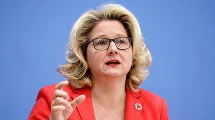 Svenja Schulze (SPD), Bundesministerin für Umwelt, Naturschutz und nukleare Sicherheit (Archivbild vom März 2021)
