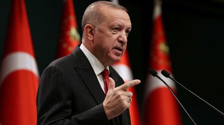 Der türkische Präsident: Recep Tayyip Erdogan.