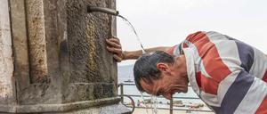 Italien wird derzeit von einer Hitzewelle heimgesucht.