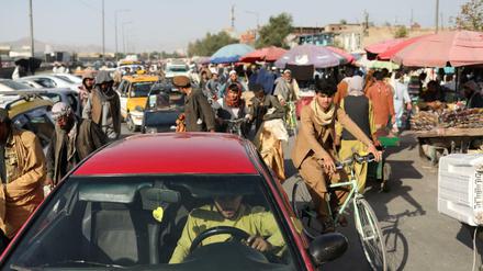 Ein Markt in Kabul 