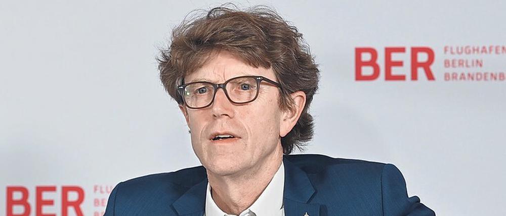 Für den BER-Chef Engelbert Lütke Daldrup war es wohl sein letzter Auftritt vor den Berliner Parlamentariern, die sich mit dem Flughafen befassen. Foto: Patrick Pleul/dpa