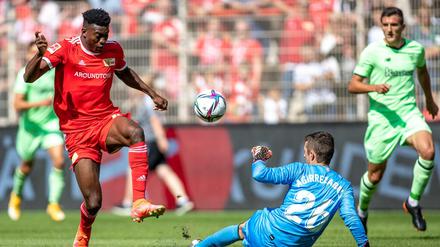 Internationaler Vorgeschmack. Im letzten Testspiel trat Rekordtransfer Taiwo Awoniyi (links) mit Union gegen Bilbao an. 