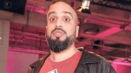 Fußball-Comedy?  Abdelkarim kann sehr lustig sein – mit dem richtigen Format. 