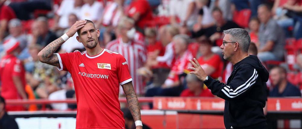 Bald getrennt? Robert Andrich (links) soll kurz vor einem Wechsel nach Leverkusen stehen, Urs Fischer kommentiert die Gerüchte nicht.