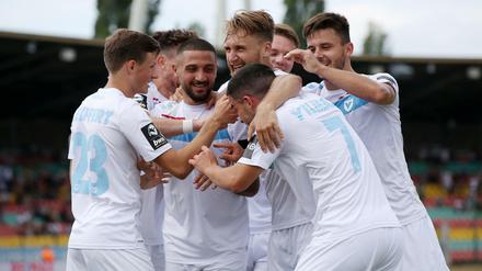 Der Tabellenführer der dritten Fußballliga ist zur Zeit nicht aufzuhalten