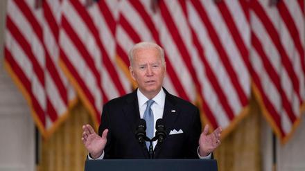 US-Präsident Joe Biden gesteht am Montag ein, die Lage falsch eingeschätzt zu haben.