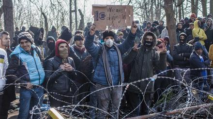Erst Stacheldraht, nun Beton. Die Türkei will eine Mauer bauen, um Flüchtlinge aufzuhalten.