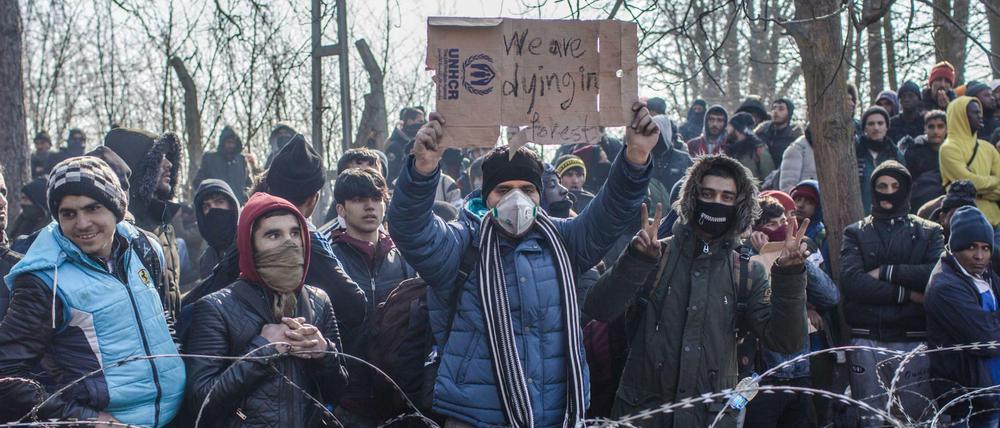 Erst Stacheldraht, nun Beton. Die Türkei will eine Mauer bauen, um Flüchtlinge aufzuhalten.