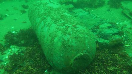 Die Ostsee birgt viele Munitionsreste - wie hier in der Kolberger Heide am Ausgang der Kieler Förde.