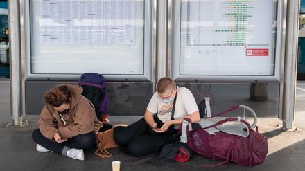 Sitzengeblieben. In der vergangenen Woche legte die GDL den Personenverkehr am Mittwoch und Donnerstag weitgehend lahm. 