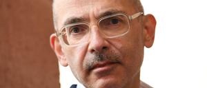 Der Berliner Schriftsteller Maxim Biller vor der Verleihung des Deutschen Buchpreises 2018, den er dann für "Sechs Koffer" nicht bekam, sondern Inger-Maria Mahlke für "Archipel".