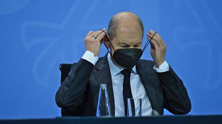 Bundeskanzler Olaf Scholz  