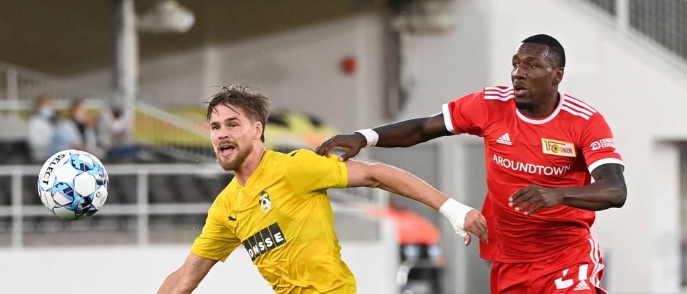 Sheraldo Becker (rechts) kam gegen Kuopio erstmals nach seiner Verletzungspause wieder zum Einsatz.