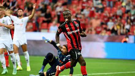 Moussa Diaby und seine Leverkusener hatten viel zu feiern. 