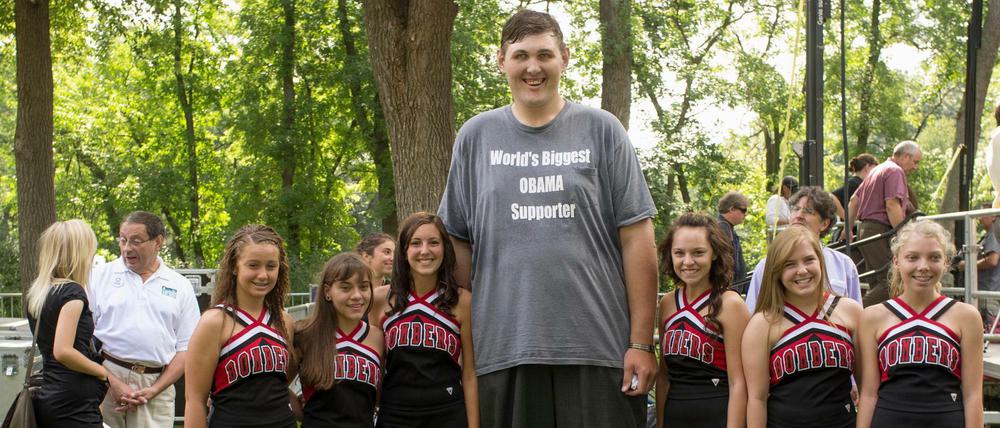 Igor Vovkovinskiy als selbsternannter größte Unterstützer von US-Präsident Barack Obama (Archivbild von 2011)