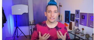 Youtuber Rezo in seinem neuesten Video, in dem er die "Inkompetenz" der Politiker kritisiert. 