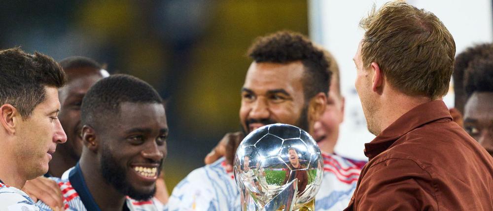 Der FC Bayern München darf dann zwei Mal jubeln: Beim Livespiel in Dazn oder Amazon und in der ZDF-Zusammenfassung der Champions League.