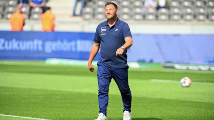 Blick nach oben? Pal Dardai ist mit Hertha BSC erst einmal am unteren Ende der Tabelle angekommen.