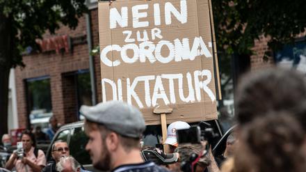 Auf der Demo am 1. August versammelten sich rund 5.000 "Querdenker".