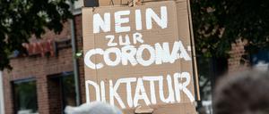 Auf der Demo am 1. August versammelten sich rund 5.000 "Querdenker".