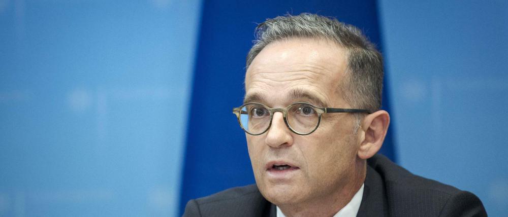 Bundesaussenminister Heiko Maas steht für die Afghanistan-Strategie der Regierung nicht nur vonseiten der Politik in der Kritik.