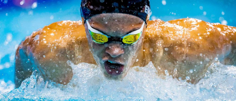 Impressions of World Para Swimming Allianz Championships London 2019 Samstag, 14.09.19 - Tag 6 im London Aquatics Centre Taliso Engel (SG Bayer/TSV Bayer Leverkusen) über 100m Schmetterling *** Impressions of World Para Swimming Allianz Championships London 2019 Saturday, 14 09 19 Day 6 at the London Aquatics Centre Taliso Angel SG Bayer TSV Bayer Leverkusen over 100m Butterfly