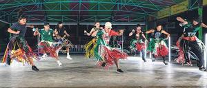 Szene aus Amanda Pinas Choreografie „Frontera“