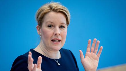 Als Bundesministerin nicht mehr im Amt, als Spitzenkandidatin aber schon: Franziska Giffey.