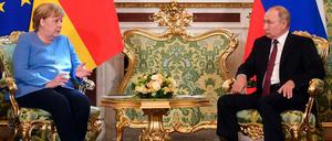 Bundeskanzlerin Merkel hat den russischen Staatspräsidenten Putin in Moskau besucht.