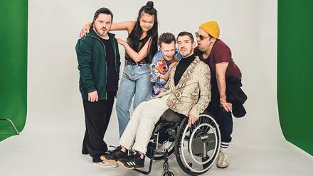 Die inklusive Band 21 Downbeat ist beim Pop-Kultur-Festival dabei.