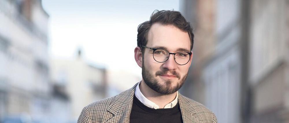 Der 1994 in Räckelwitz in Sachsen geborene Schriftsteller Lukas Rietzschel