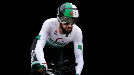 Bei der Deutschland-Tour am Start. Azzedine Lagab aus Algerien bei den Spielen in Tokio..