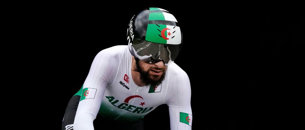 Bei der Deutschland-Tour am Start. Azzedine Lagab aus Algerien bei den Spielen in Tokio..